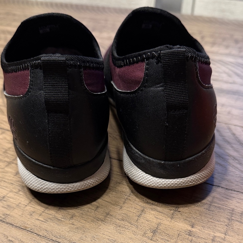 KURU Women's Slip-On Loafers in Plum and Black - Picture 4 of 4